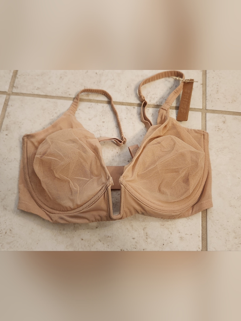 NWT Skims Beige Tan Bra Size 32DDD #JJ1272